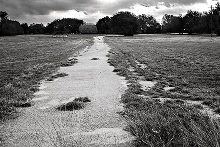 Road to the Abandoned Vinyard (B&W)